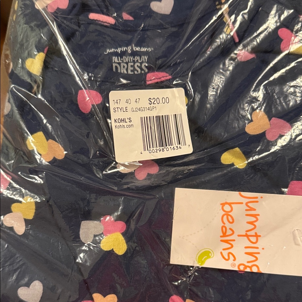 Jumping Beans Multicolor Heart Dress
